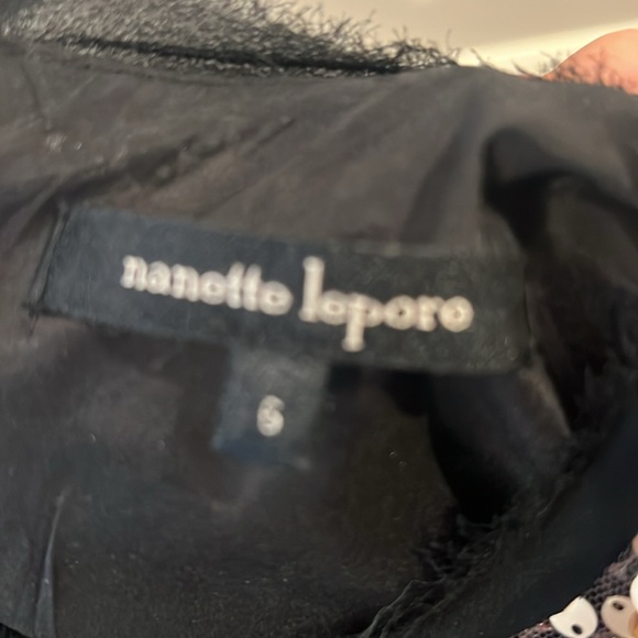 Festive gold metallic dress by Nanette Lenore. Like new. - Picture 6 of 6